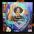 Share Your Wisdom Original Painting 6x6 Mixed Media Spiritual Portrait on Wood