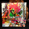 Be You Forever Original Painting 5x5 Mixed Media Neon Portrait Art