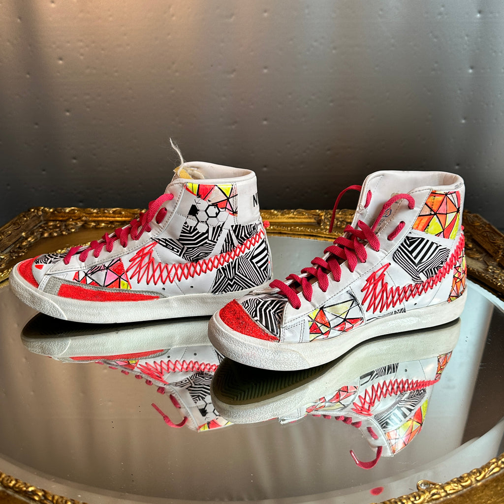 Custom Hand-Painted Nike Blazer Mid ’77 (Women’s 8)