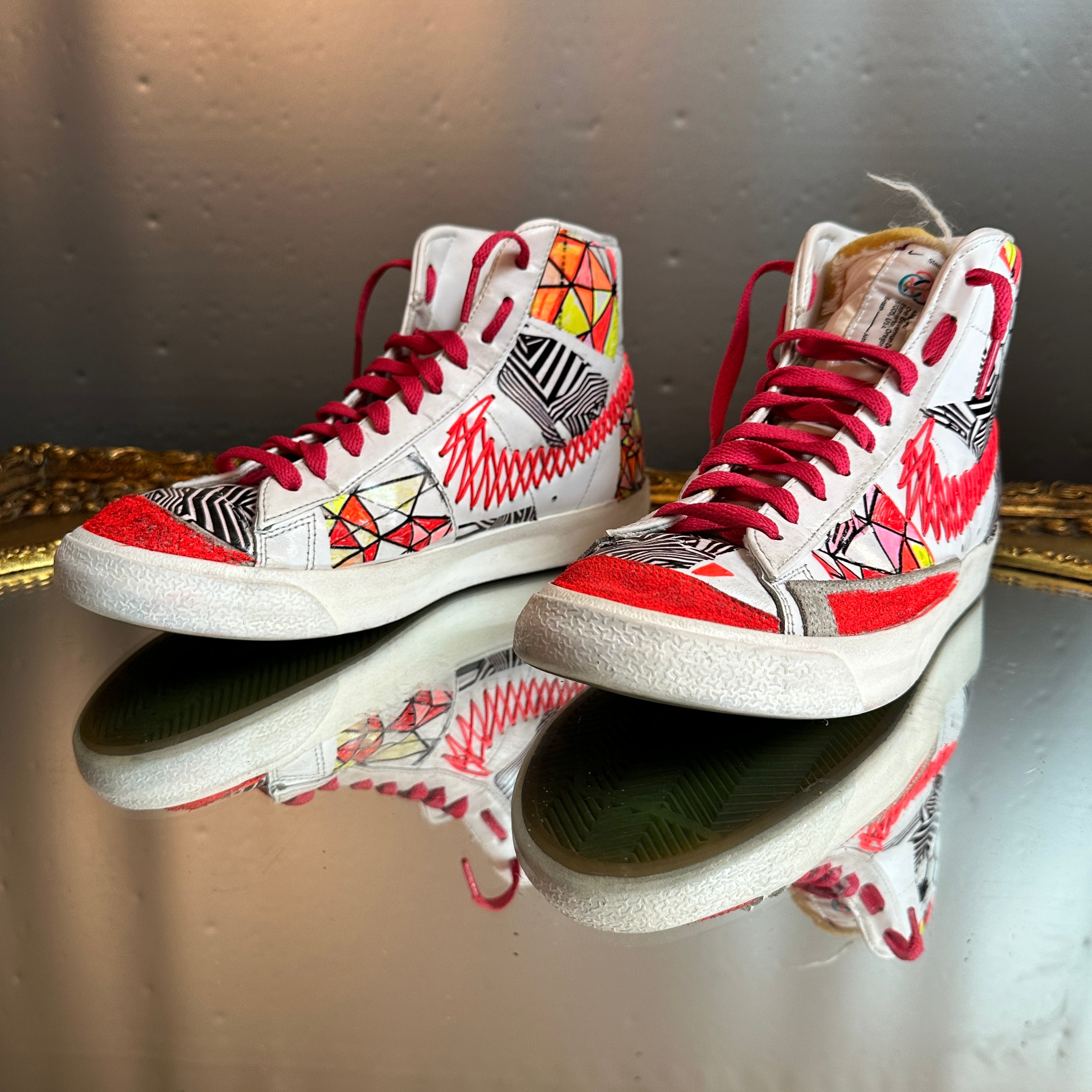 Custom Hand-Painted Nike Blazer Mid ’77 (Women’s 8)