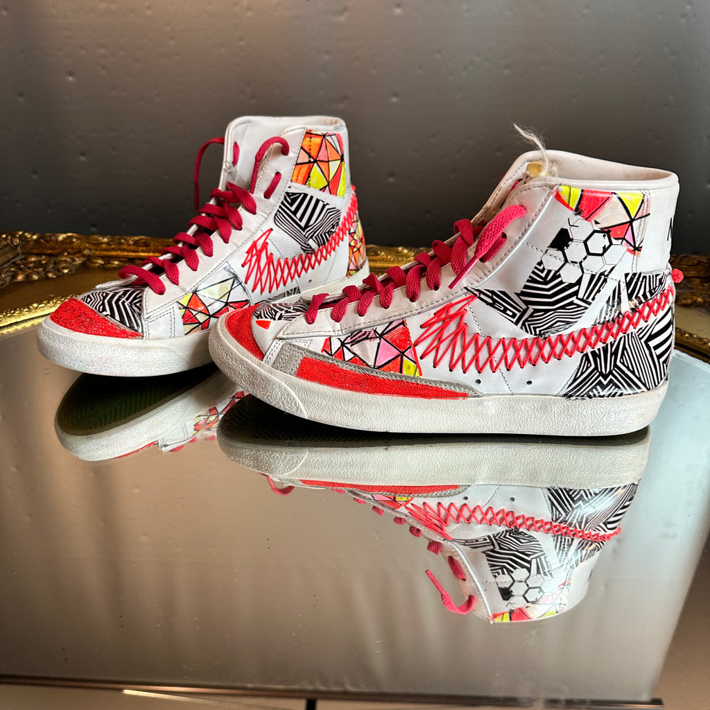 Custom Hand-Painted Nike Blazer Mid ’77 (Women’s 8)