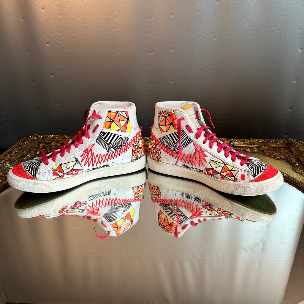 Custom Hand-Painted Nike Blazer Mid ’77 (Women’s 8)