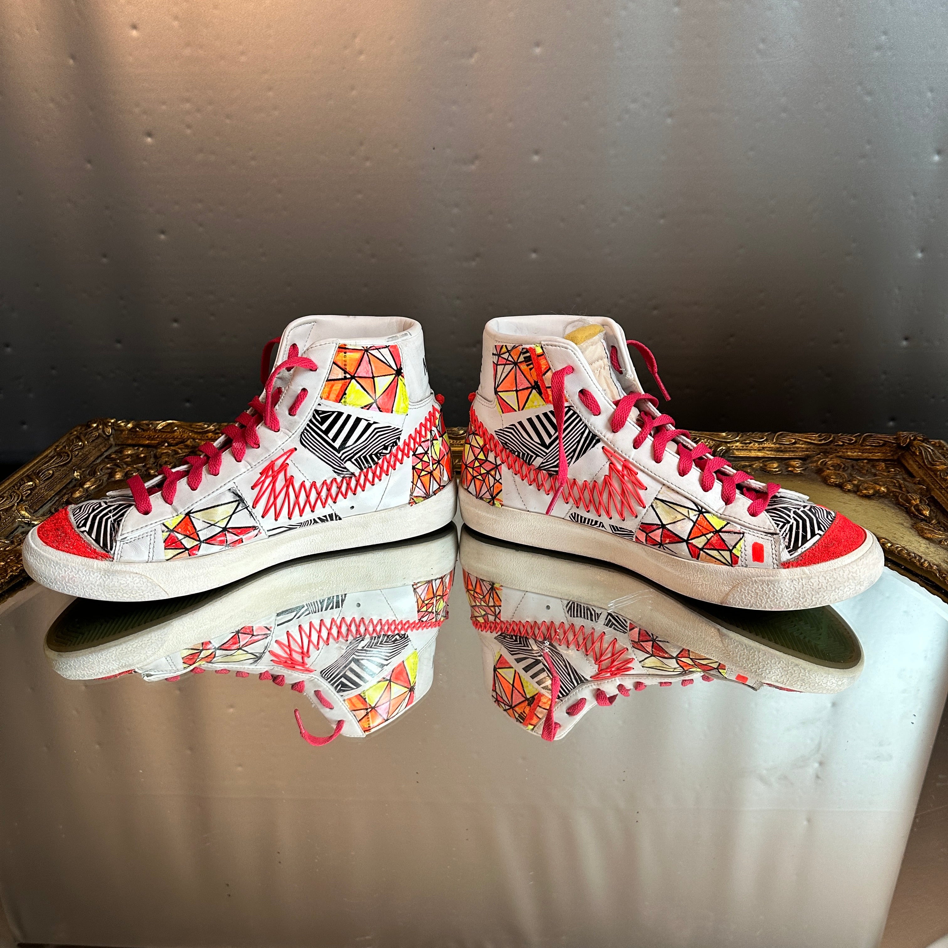 Custom Hand-Painted Nike Blazer Mid ’77 (Women’s 8)