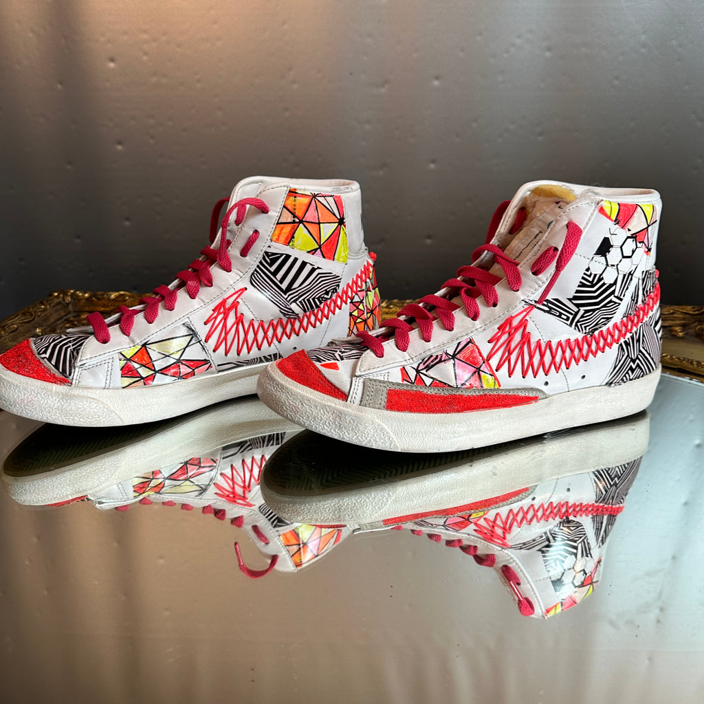 Custom Hand-Painted Nike Blazer Mid ’77 (Women’s 8)