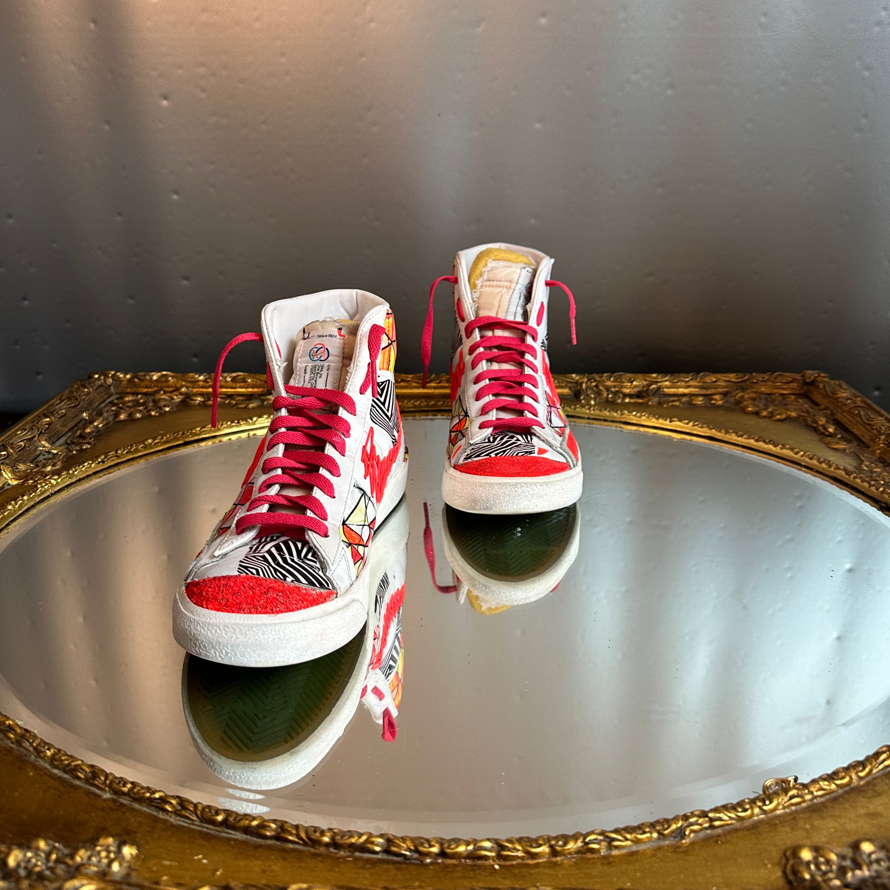 Custom Hand-Painted Nike Blazer Mid ’77 (Women’s 8)