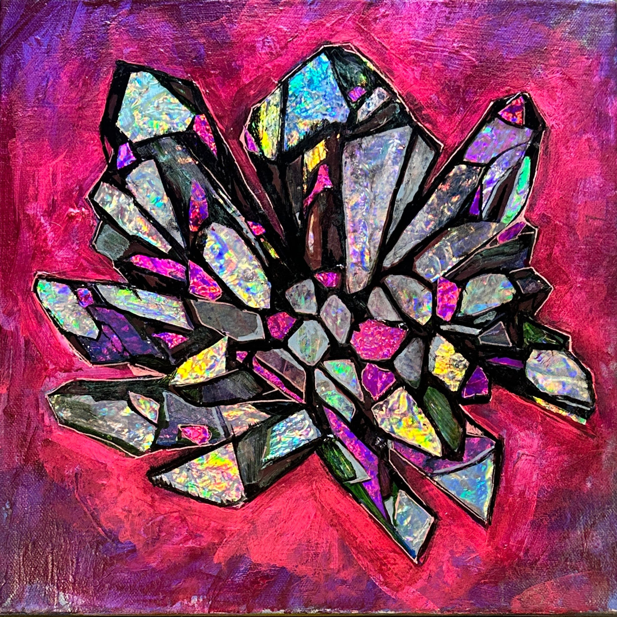 Hot Pink Hologram Crystal Series (Original)
