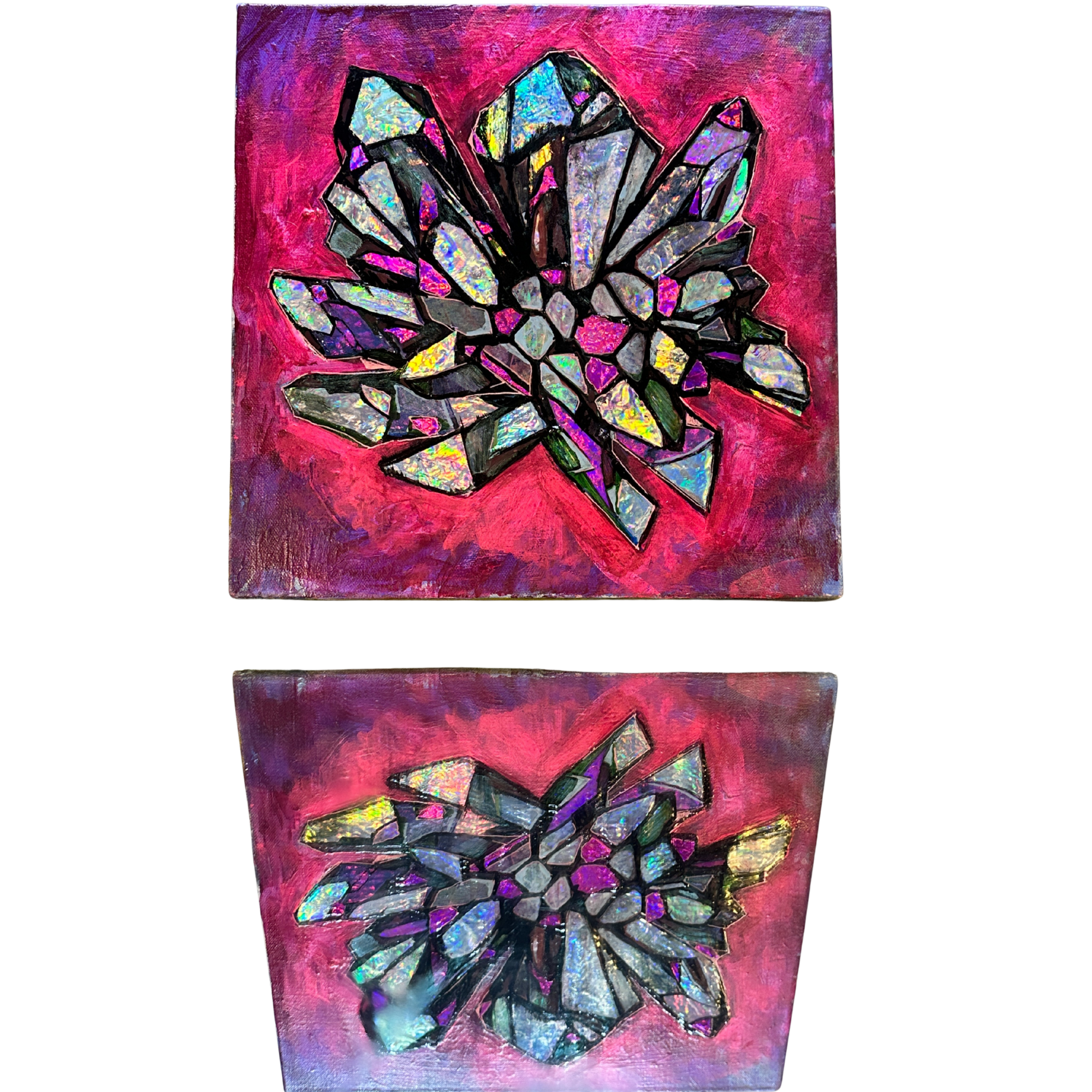 Hot Pink Hologram Crystal Series (Original)